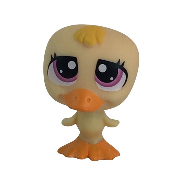 Littlest Pet Shop LPS #1329 Winking Chick #1062 Baby Duck Yellow Bird Figures - Picture 2 of 13